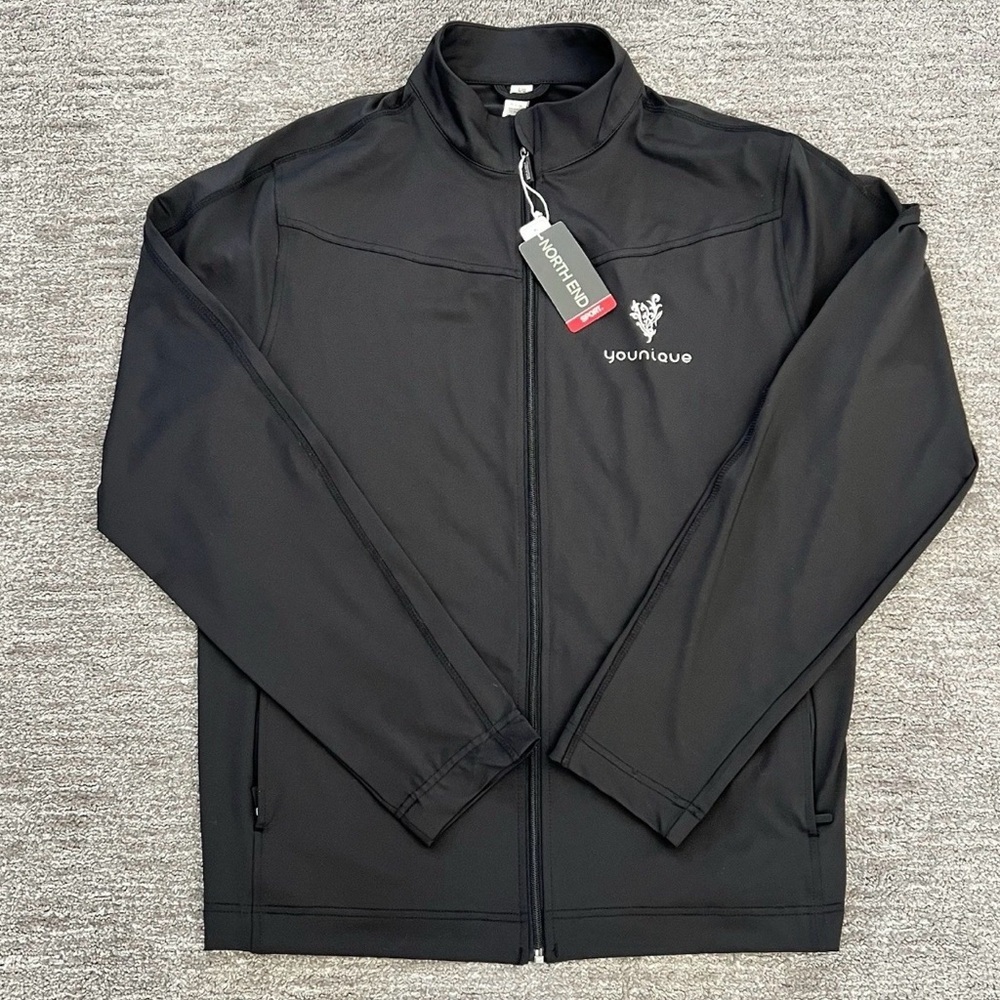 North End Younique Sports Softshell Men's Black Lightweight Jacket